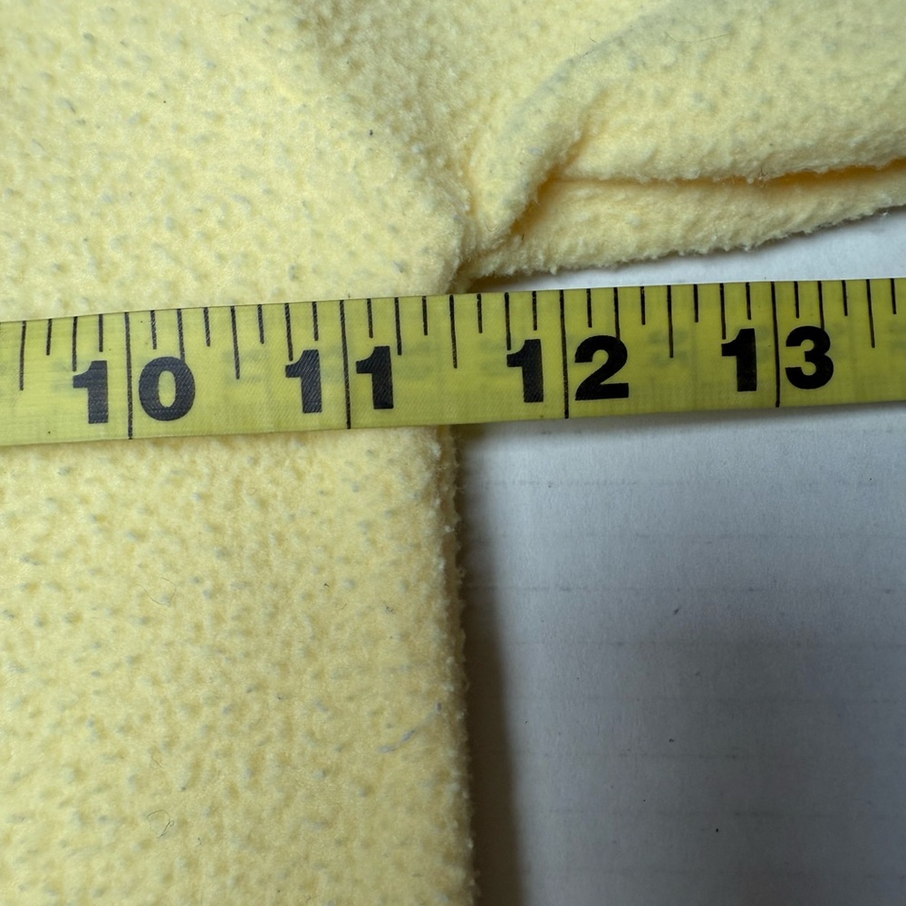 Vintage Gerber Baby 12 Months One Piece Footed Sleeper Blue & Yellow Footie 90s - Picture 7 of 9
